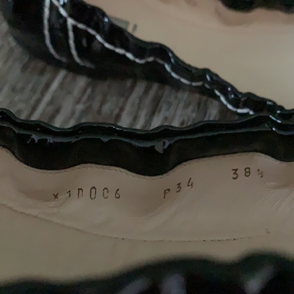 Giorgio ARMANI Black Patent Leather Ballerina Flat - Picture 8 of 13